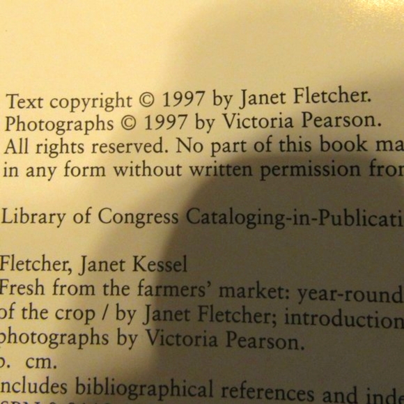 🍅🥦 Wonderful Vtg "Fresh From the Farmer's Market" Cookbook - SC - Picture 10 of 10